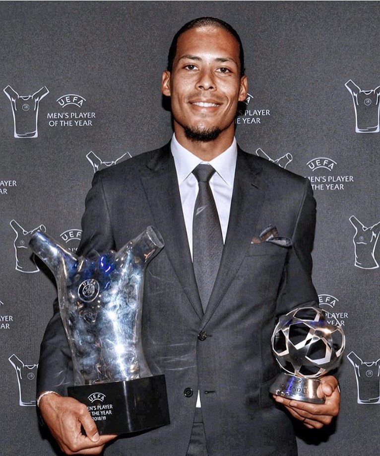 UEFA Player of the year. Virgil Van Dyk. Watta Thing