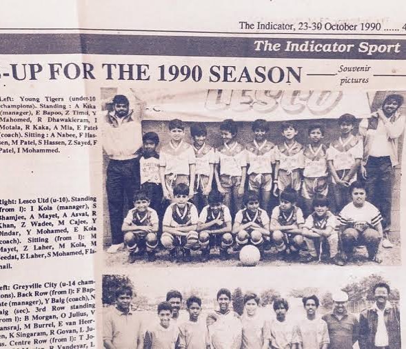 Some Big Names here. 3rd from left seated (Mamoo). Lesco Utd in the past makes our Legends pic of the Day