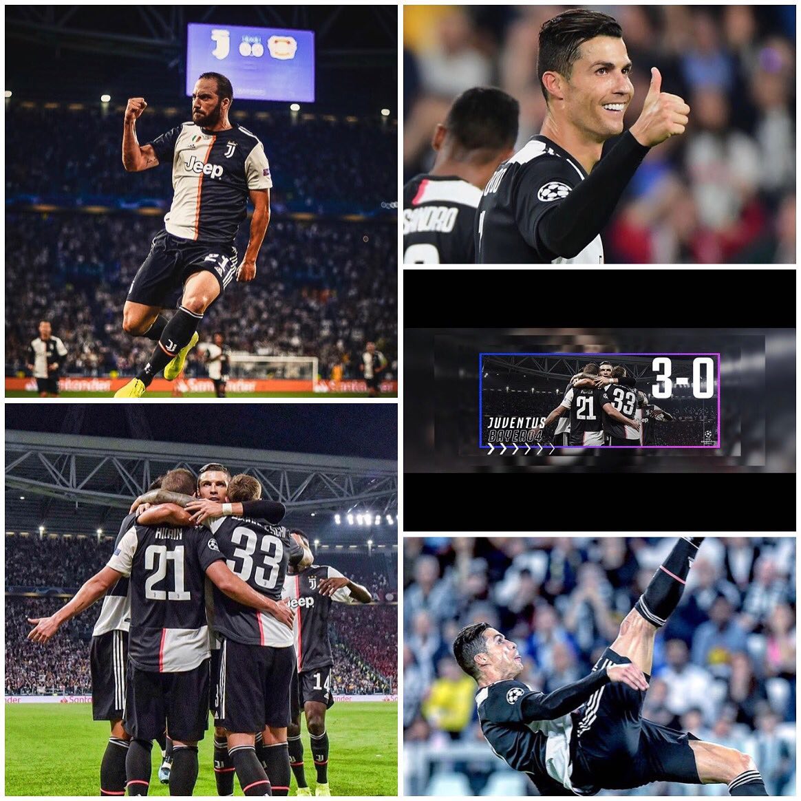 Juventus 3 Bayer Leverkusen 0. Great win and great European Night to get momentum in the group. Goals from Higuain,Bernadesci and Ronaldo was enough to see Juve through. Forza Juve. Now we prepare for Interforzajuve #juventus #forzajuventus #juventusvsbayerleverkusen #biaconeri #juvefans #cr7 #pjanic #merihdemiral #uefachampionsleague