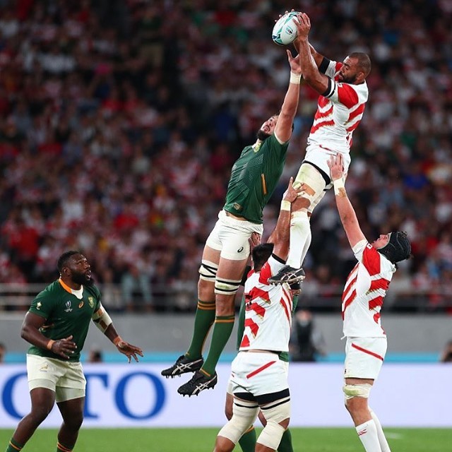 We under the pump against the Japs. Second half to go. What you okes calling hey #rugby #rugbyworldcup #rugbyworldcup2019 #bokke #springboks #southafrica #southafricavsjapan #japan