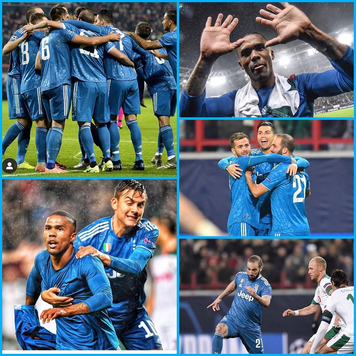 Lokomotiv Moscow 1 Juventus 2. Tough Conditions and rain in Russia but Douglas Costas magic allows Juventus to qualify for the next phase. Forza Juve