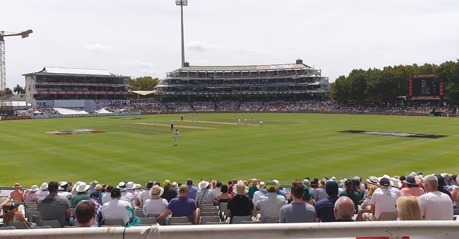 Soaking up the Test Cricket at Newlands. South Africa vs England by @moebhamjee123