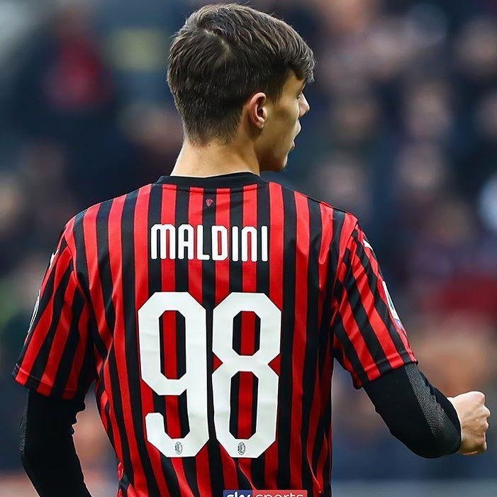 Speaking About litys. Daniel  Maldini played for Milan this past weekend. The son of Milan Legend Paolo Maldini. What a Thing #acmilan #paolomaldini
