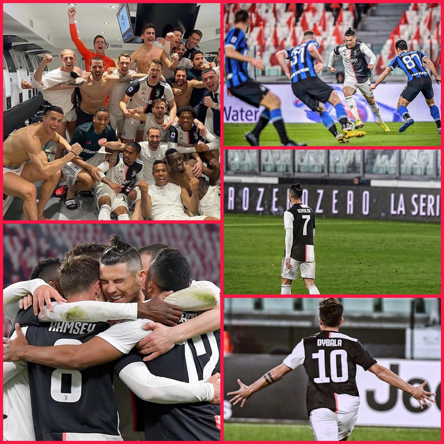 Great win last night behind close doors in the Derby D Italia encounter between Juve and Inter in Turin. Ramsey our Juve in the lead and Dybala scores a sensational second. This was a worthy Juve performance. It was kinda surreal playing behind closed doors and you could hear the players especially during set pieces and corners. There’s a lot of uncertainty because of the Corona virus and Serie A. For now Forza Juve we prepare match by match
