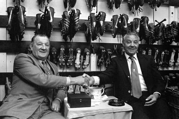 Legends that Shook the Blog. Bob Paisley and Joe Fagan#liverpool #anfield #thisisanfield #bobpaisley #joefagan #lfc #lfcfans