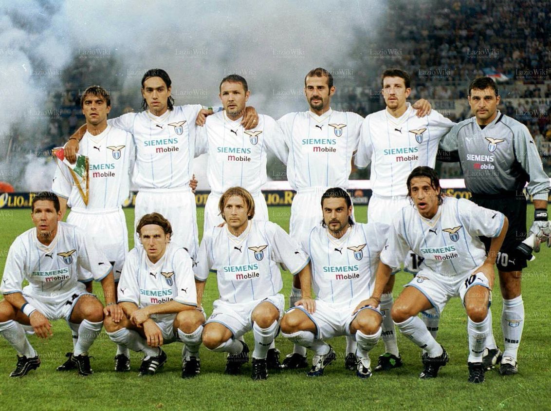 Lazio in the past. Strong team. Big Names #lazio #seriea