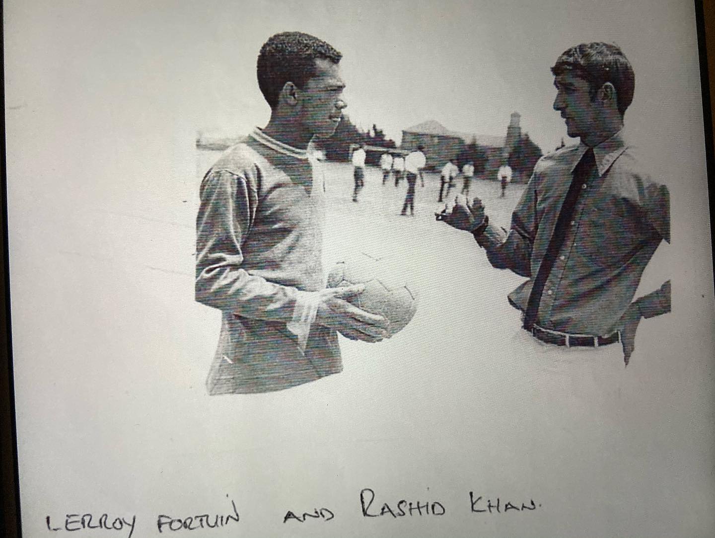 Leroy Fortuin & Rashid Khan. Pic from @banjo_hbc ️#0018LegendsProject