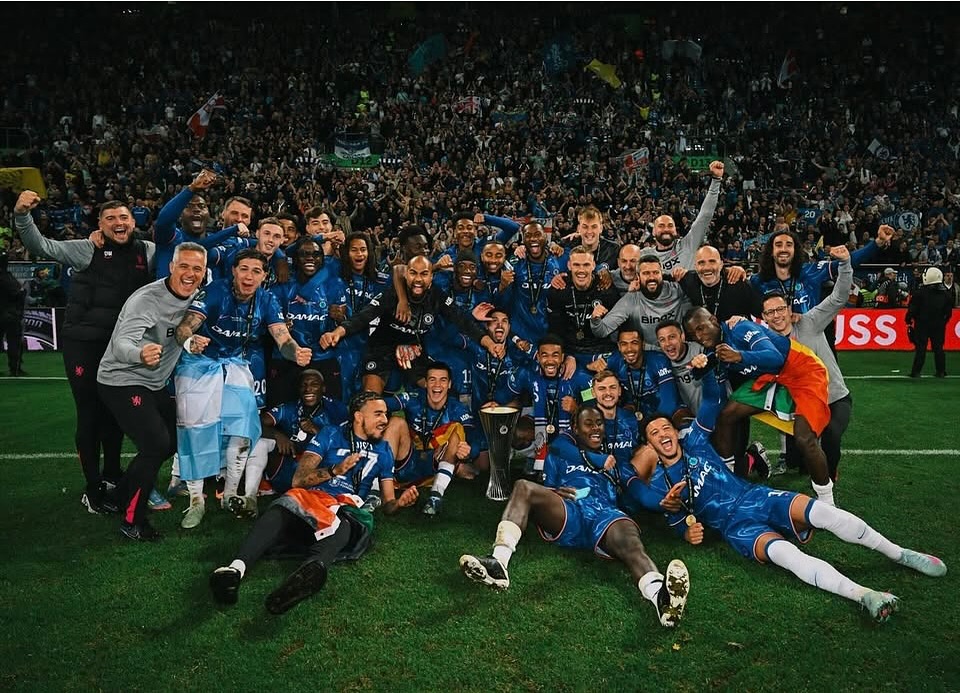 Chelsea are Conference Cup Champions. They dismantled Real Betis 4-1 in Poland. Well done Chelski #chelseachampions #conferenceleague #chelseavsrealbetis