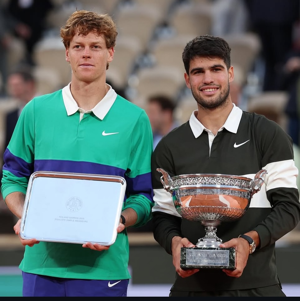 What a French Open Final. Alcaraz Beats Sinner in Epic 5 hour battle