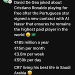 How’s this CR7 Contract. The Saudis  🫣. Highest paid Footballer in the World