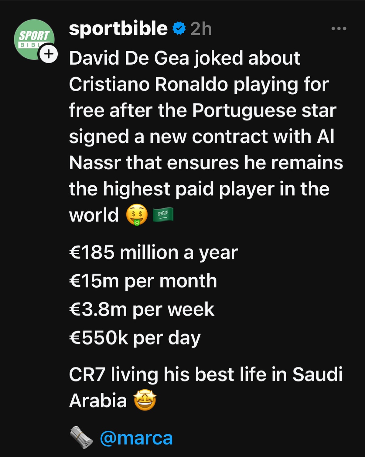 How’s this CR7 Contract. The Saudis 🫣. Highest paid Footballer in the World#cr7 #ronaldo #christianoronaldo