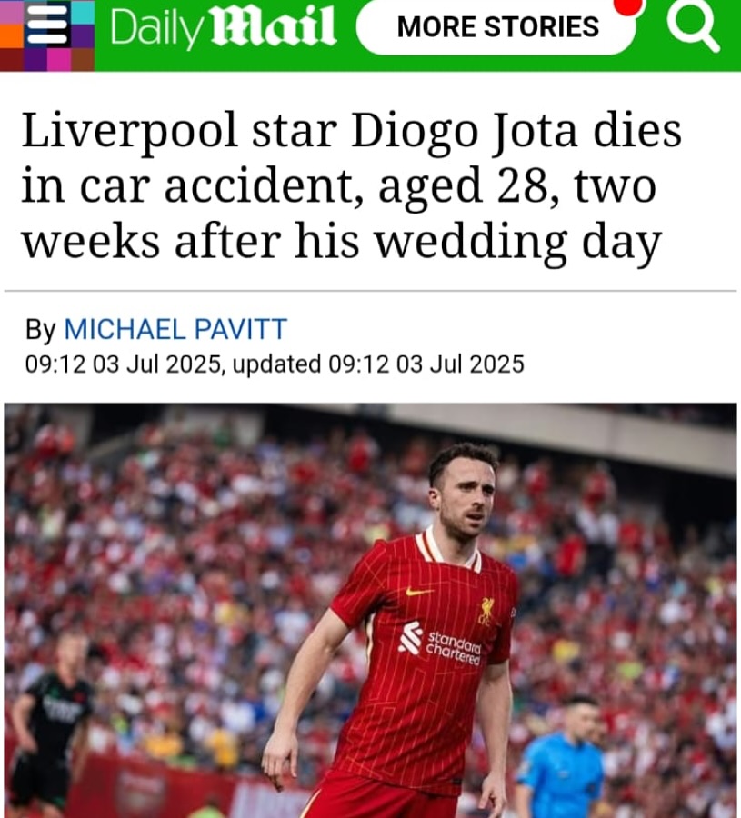 This is Tragic. RIP Diego