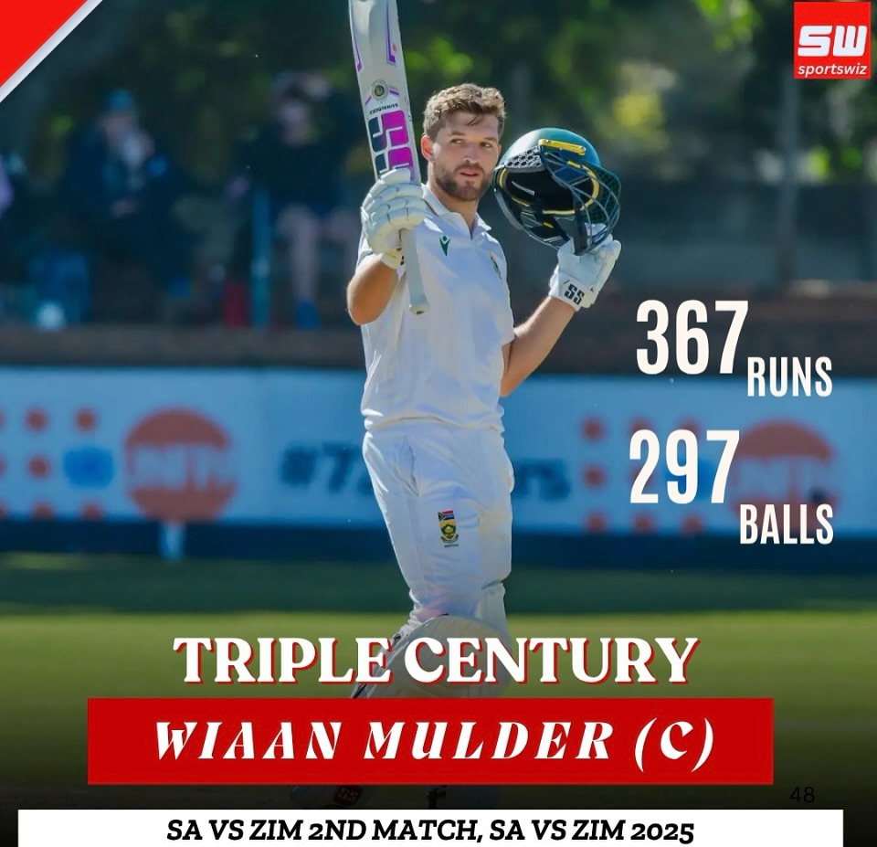 Records are Meant to be broken right. Short of Lara’s record and he Walks away. What’s your thoughts on this?#cricket #lararecord #mulder #mulderdeclares #proteas #savszimbabwe