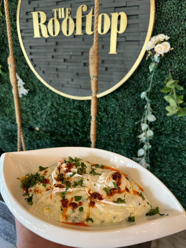 Turkish Eggs this morning at @the_rooftop_cafe on Oxford #halaal