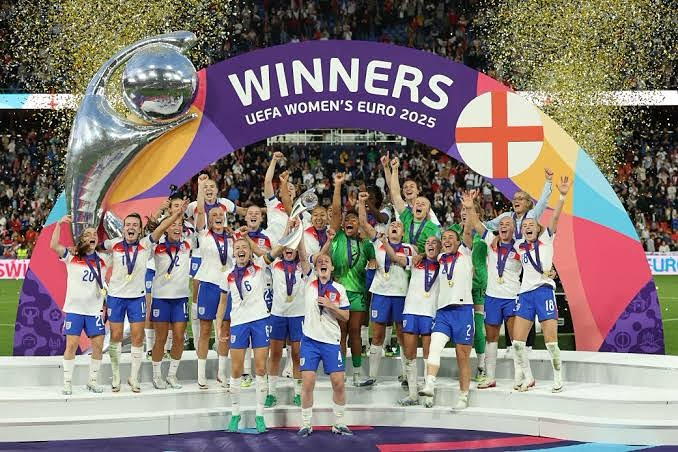 Well done to the Lionesses. England 🏴󠁧󠁢󠁥󠁮󠁧󠁿 win the Women’s Euros again @azee__moola and the Goveee. In the words of David Loyd “Start the Tuk Tuk England are going home” but this time with the Trophy