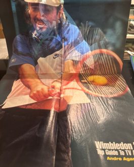 Agassi & Sabatini Tennis Poster 1992