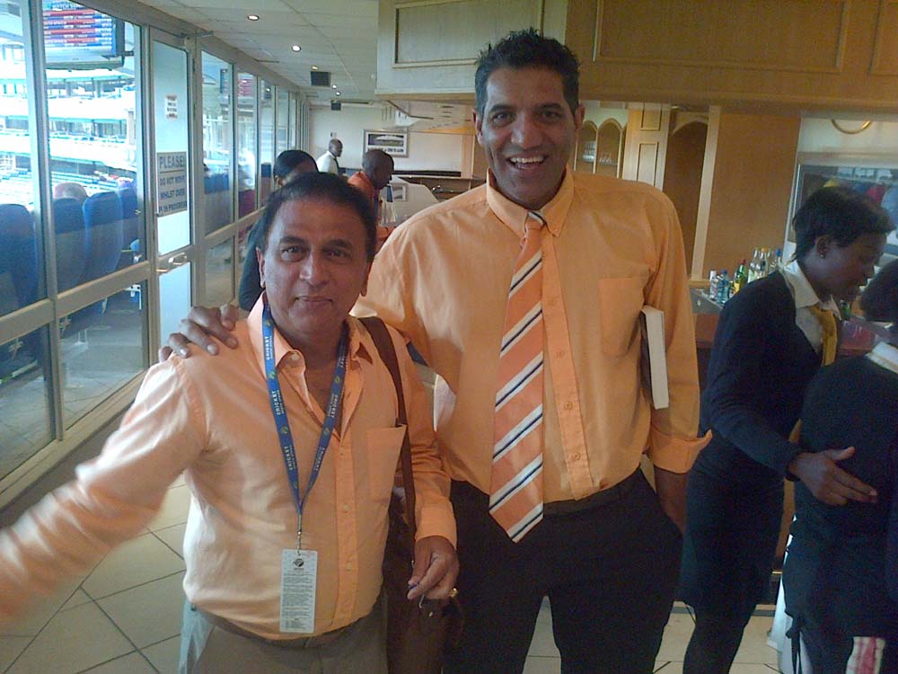 Sunil Gavaskar meets Jack Manack