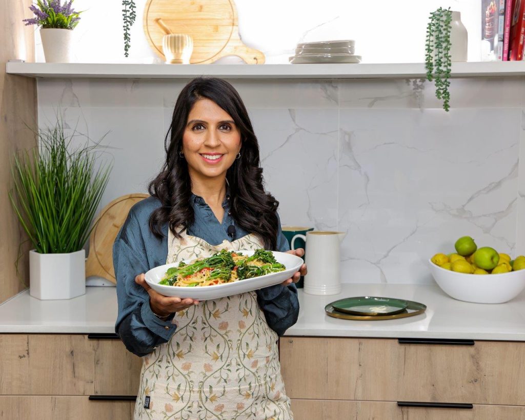 Warm Summer Tenderstem® broccoli & Lemon Pasta by Shazia Gaffar