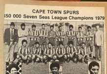Cape Town Spurs R50 000 Seven Seas League Champions 1979
