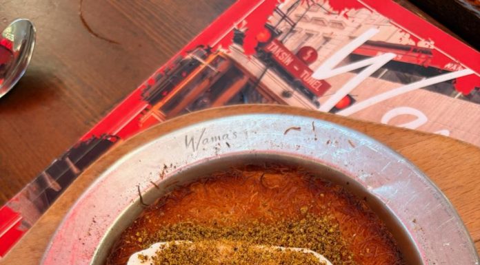 Dinner at Warmas, Istiklal street,Istanbul, Turkey by @waheedvadi We had Turkish Apple Tea;Kunafe,Burger,Mushroom Risotto Was a top chow@wamasbeyoglu