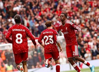 Liverpool 2 Notts Forest 2. I guess wel take the draw at home. Better than a loss 🫣
