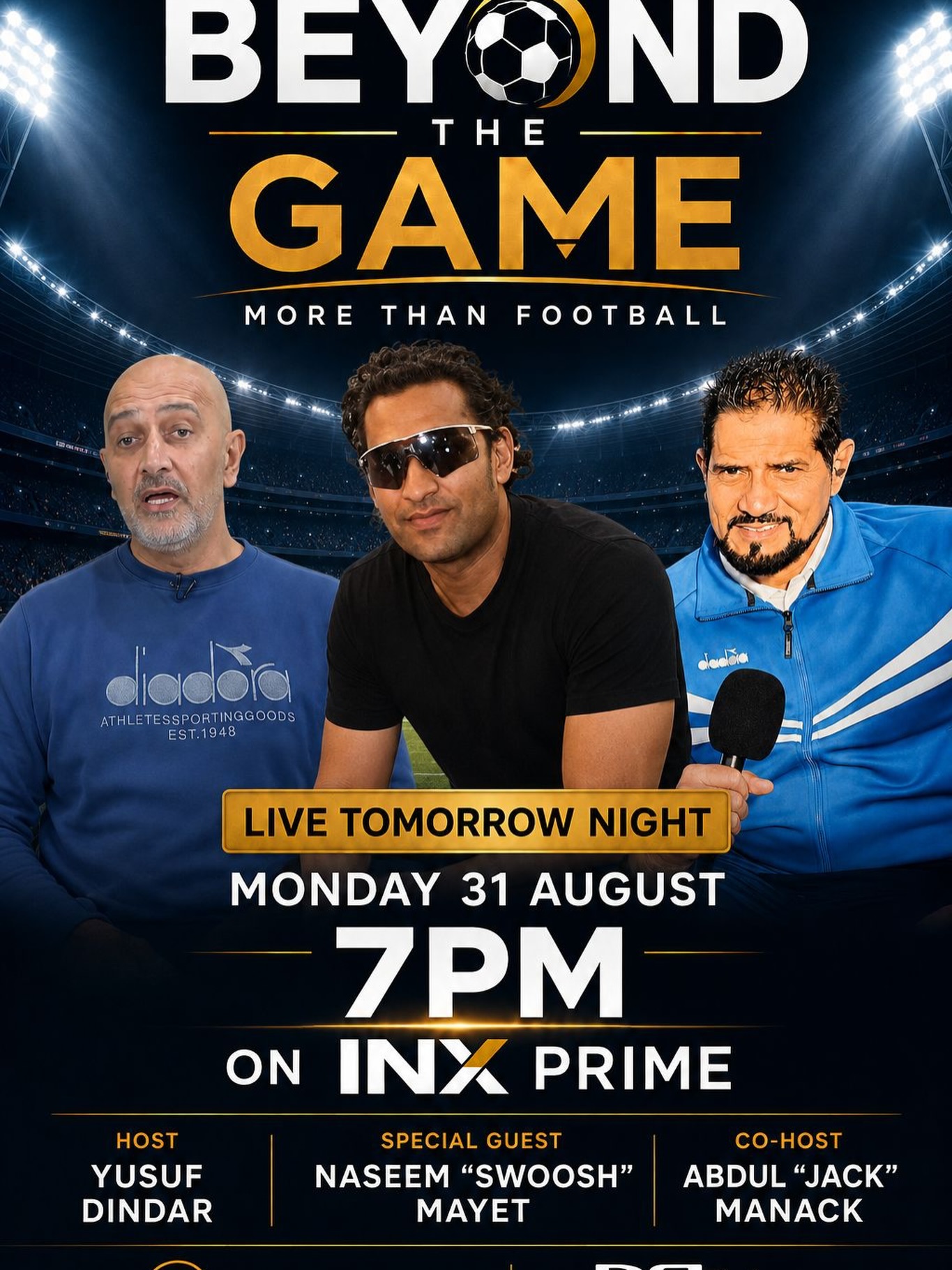 Tune in, give us a Zoom call as we tackle week two of the Football season on @inxprime.tv with Jack and Joe Dindar. Will Panel the spurs chaps  You can watch on You Tube Live Stream as Well