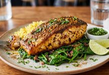 Pan-Seared Masala Kingklip
