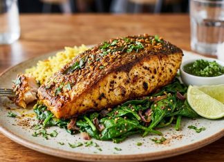 Pan-Seared Masala Kingklip