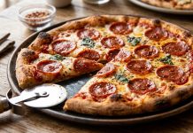 Recipe-Homemade Pepperoni Pizza