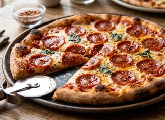Recipe-Homemade Pepperoni Pizza