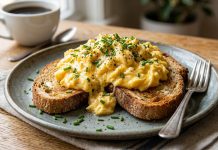 Recipe-Creamy Scrambled Eggs & Toast
