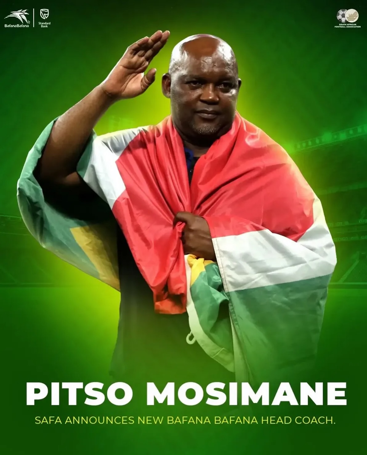 SAFA Anounce Pitso Mosimane as Head Coach. Your Thoughts?