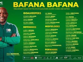 Pitso names his Bafana Bafana Squad. Your Thoughts? #pitsomosimane #bafanabafana #sasoccer #bafanabfanasquad