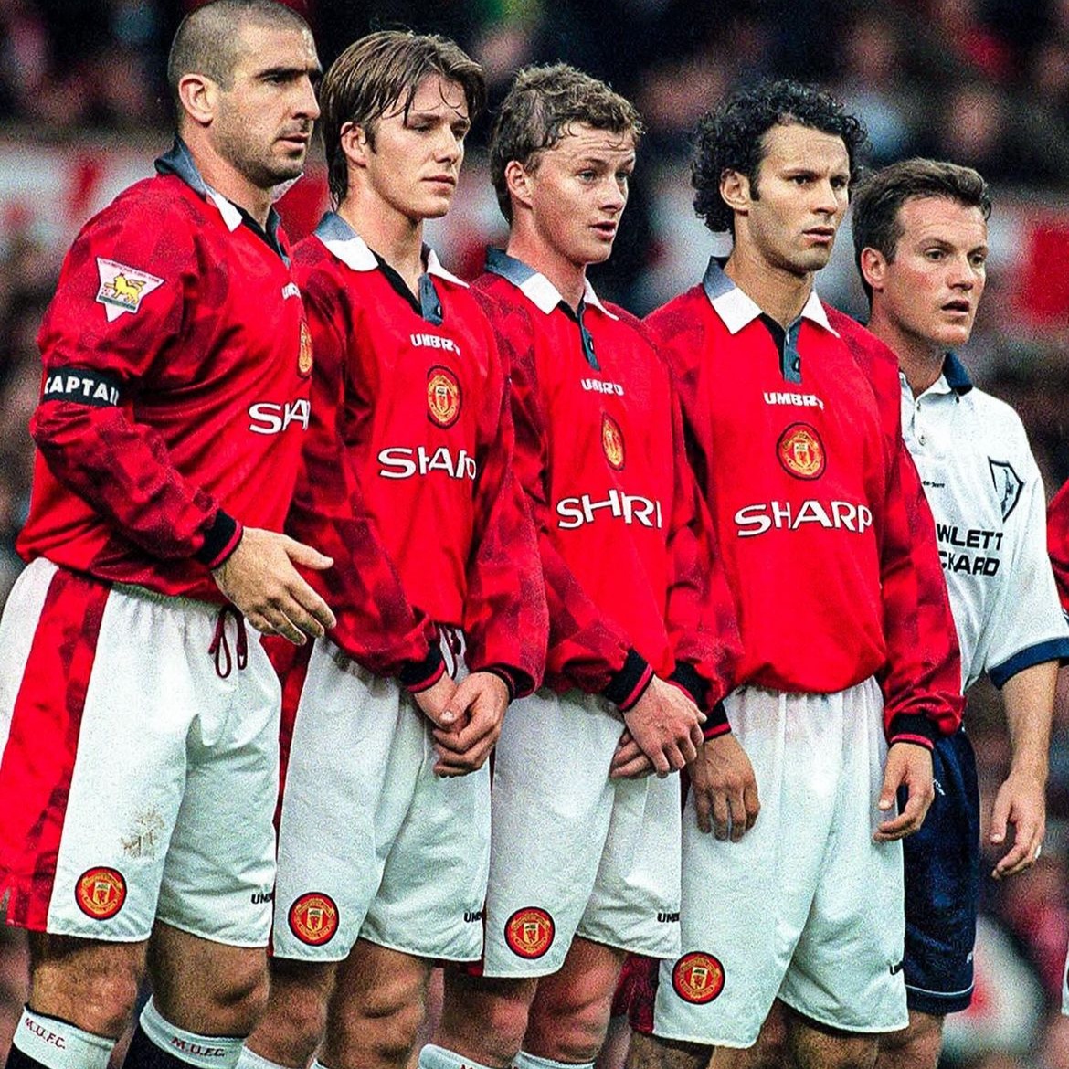 Once upon a time at Man Utd#manutd #cantona #beckham #giggs #solksjaer #sharp