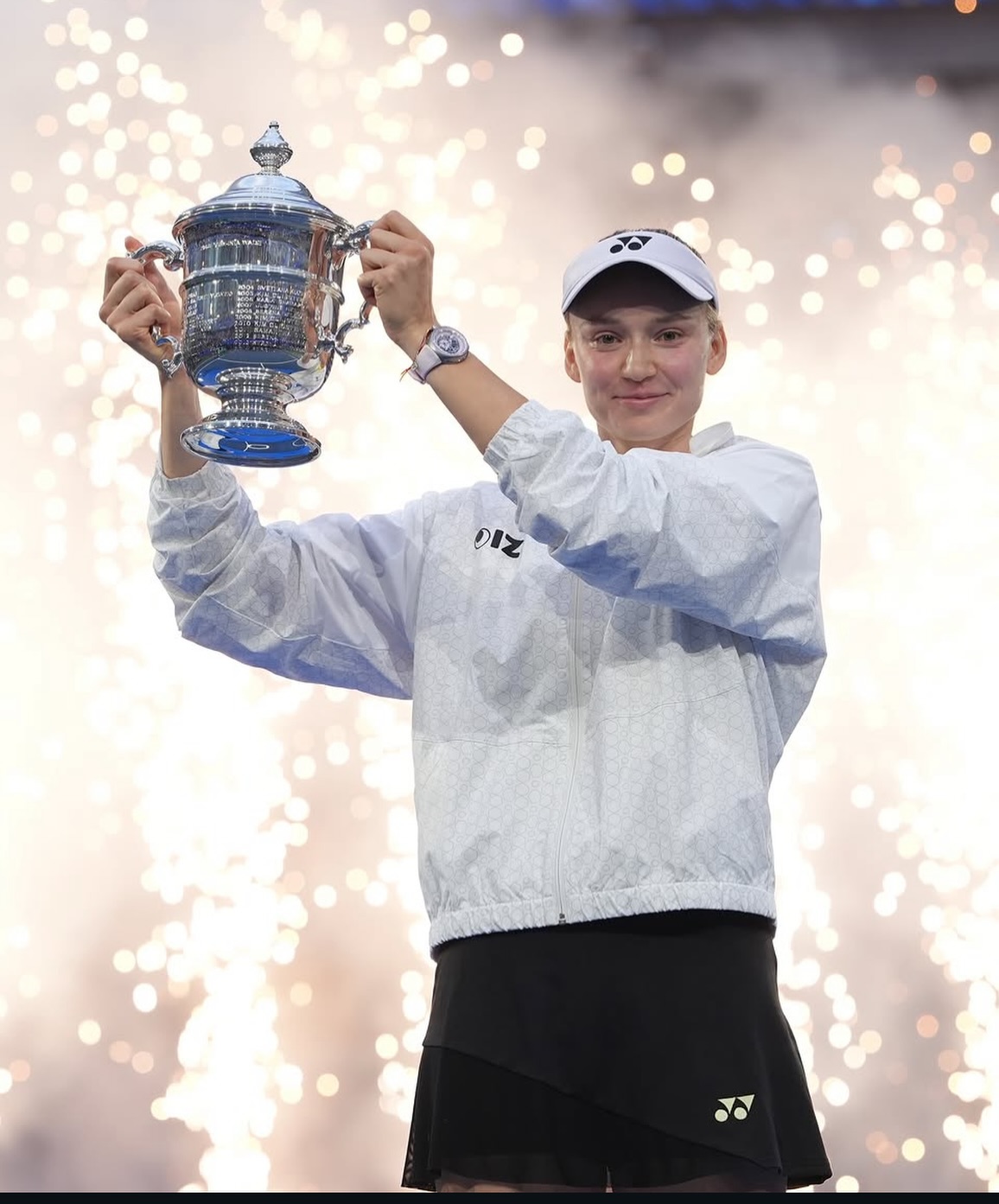 E Rybakina beats E Sabelenka 6-4, 5-7 , 6-2 to be crowned 2026 US Open Women’s Champion #usopen #rybakina
