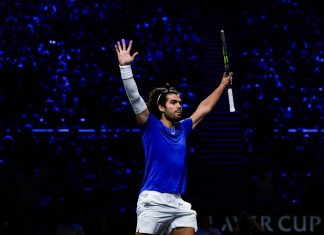 Europe own the evening session and lead in the Laver Cup. Top day of Tennis and Alcaraz and Fritz was a classic.