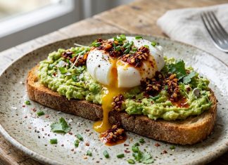 Recipe- Toast with Poached Egg & Chili Crisp