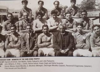 Transvaal Soccer Team. Winners of the SAM China Trophy