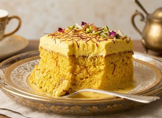 Recipe-Irresistible Saffron Milk Cake (Saffron Tres Leches)