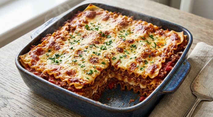 Recipe-Beef Lasagna