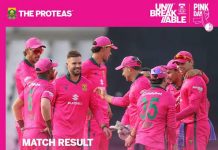 SA vs Austrailia and Millers 100.Wonderful day at the Bullring on Pink Day and SA take the series and a 2-0 Lead