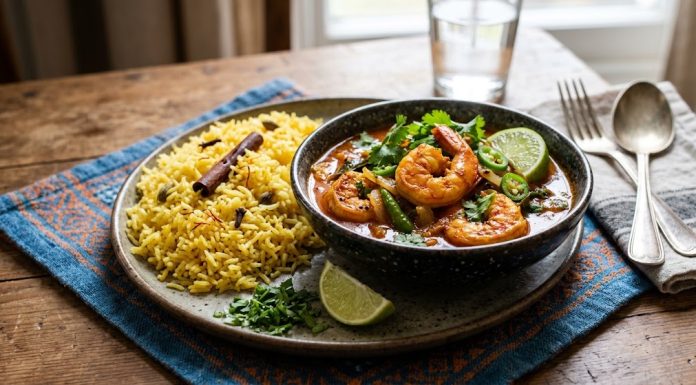 Recipe-Coconut and Tamarind Prawn Curry