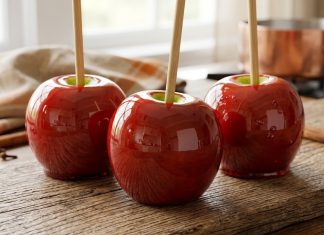 Recipe-Classic Crunchy Gourmet Toffee Apples