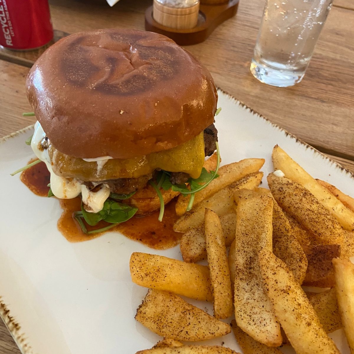 Burger at Step Brothers in Greenpoint,Cape Town@stepbrothers_cpt #burger #capetown #foodincapetown #burgerlife #greenpoint
