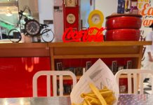 Dinner at Teds American Diner on Banana Island Resort Doha by Anantara.