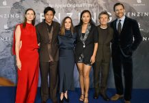 South African Everest mountaineer Angela Yeung at Thursday’s London premiere of “Tenzing”, The Curzon Mayfair