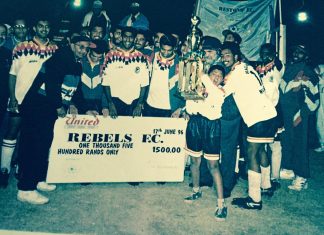 Rebels FC. Ermerlo Tournament winners 1996. Drop a Comment