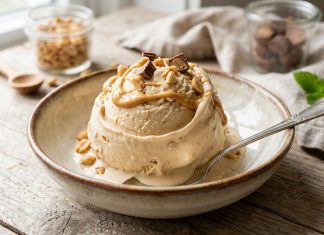Recipe-Decadent No-Churn Peanut Butter Swirl Ice Cream