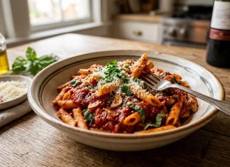Classic Homemade Penne Arrabiata