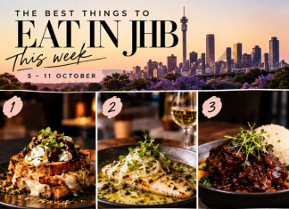 Sublime Stuff to Eat this Week JHB 5–11 October 2026